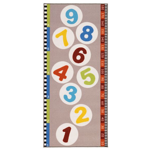 Ковер, короткий ворс ХОППЛЕК, разноцветный (80x180 см) - фото 1