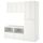 Комбинация для хранения, белый с рамой/с выдвижным модулем 180x57x196 см IKEA SMÅSTAD СМОСТАД 394.320.03