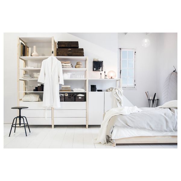 Комод с 3 ящиками, сосна 80x57 см IKEA IVAR ИВАР 203.846.67 - схема-чертеж с размерами