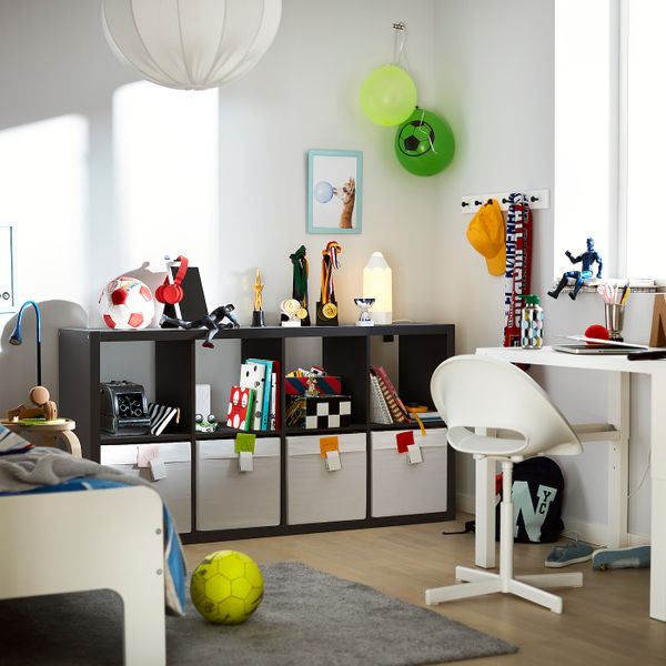 Стеллаж, черно-коричневый 77x147 см IKEA KALLAX КАЛЛАКС 703.795.74 - фото 6