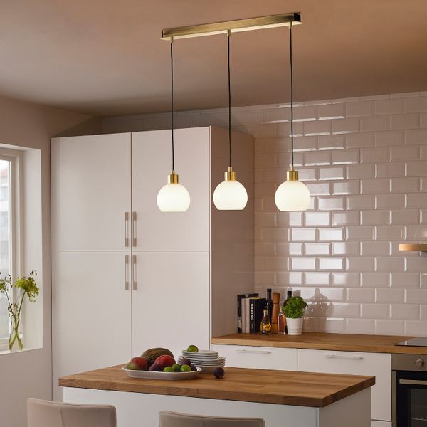 Тройной шнур-подвес, потолочный, прямоугольник латунь IKEA SKAFTET СКАФТЕТ 104.935.01 - фото 2