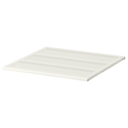 Полка, металлический белый 60x58 см IKEA АЛЬГОТ 703.795.12