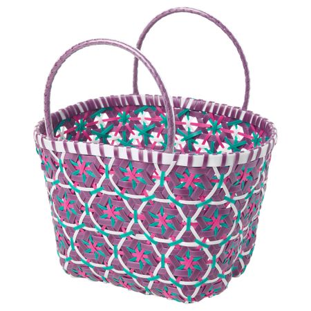 Корзина для пикника СОММАР 2017, сиреневый, белый (21 см)