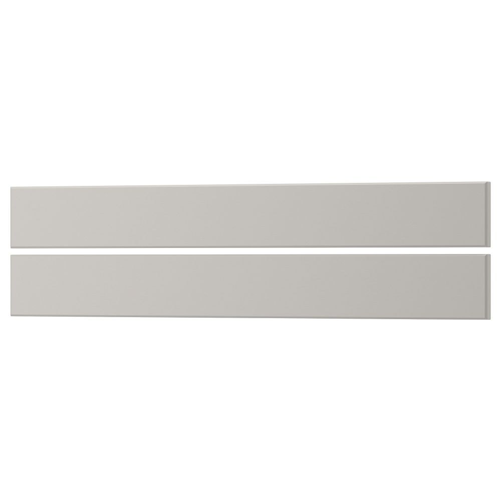 Фронтальная панель ящика ЛЕРХЮТТАН, светло-серый - схема-чертеж с размерами