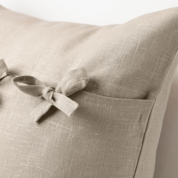 Чехол на подушку, 50x50 см, бежевый IKEA AINA АЙНА 704.095.09 - фото 5