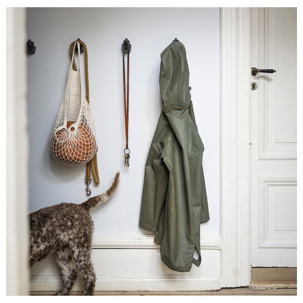 Крючок, зеленый IKEA KNOPARE КНОПАРЕ 305.038.39 - схема-чертеж с размерами