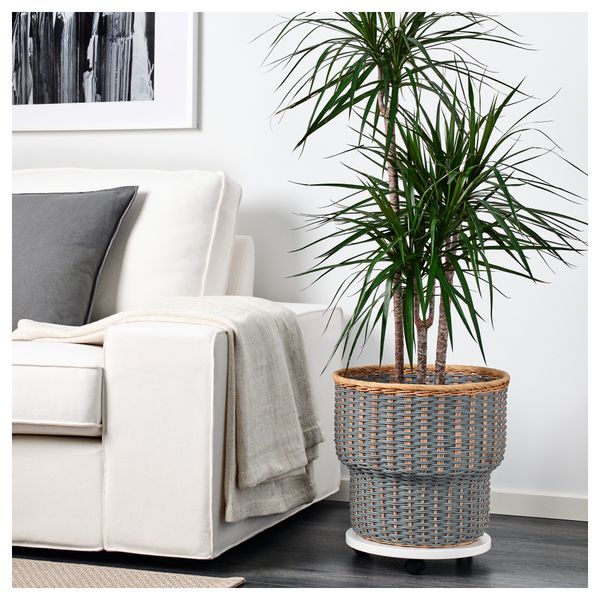 Кашпо СТЕНБЭР, серый - фото 2