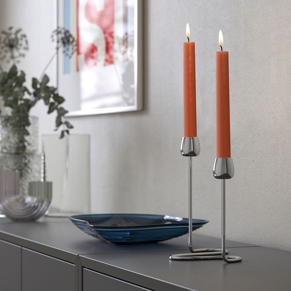 Неароматическая свеча, темно-оранжевый, 25 см IKEA KLOKHET КЛОКХЕТ 306.088.36 - схема-чертеж с размерами