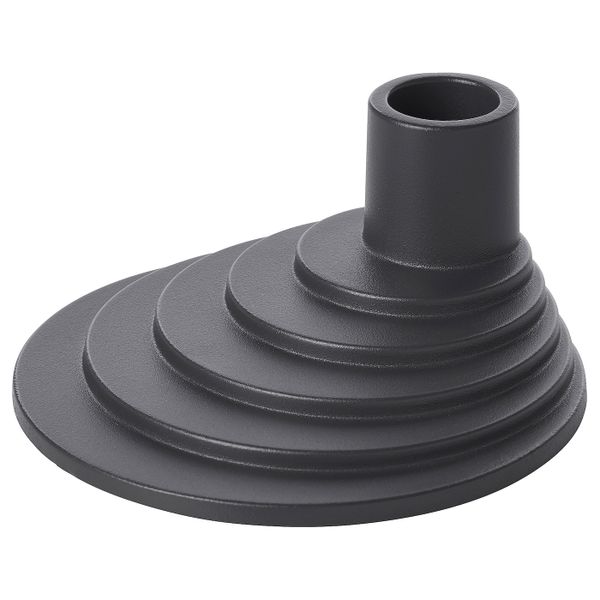 Подсвечник, темно-серый 5 см IKEA ЮППЕРЛИГ 103.474.30 - фото 1