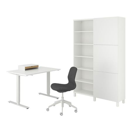 TROTTEN/LÅNGFJÄLL / BESTÅ/LAPPVIKEN Стол и комбинация для хранения