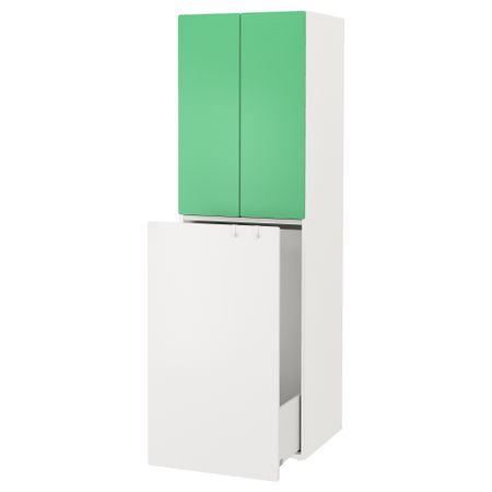 Гардероб с выдвижным модулем, 60x57x196 cm IKEA SMÅSTAD СМОСТАД 794.310.06