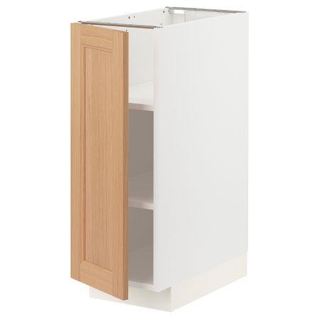 Напольный шкаф с полками, 30x60 см, белый IKEA METOD МЕТОД 094.383.27