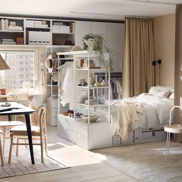 Каркас кровати с 4 ящиками, белый, Fonnes, 140x244x163 см IKEA PLATSA ПЛАТСАA ПЛАТСА 893.264.63 - фото 6