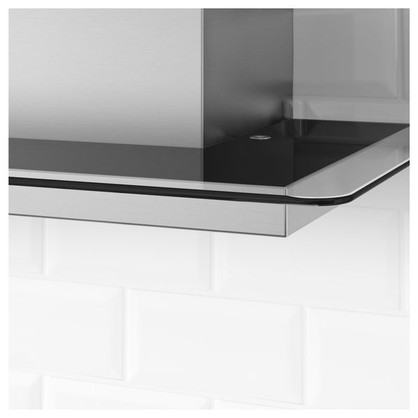 Колпак вытяжного шкафа стенного крепления ВИНДИГ, нержав сталь, стекло (60 см) - схема-чертеж с размерами