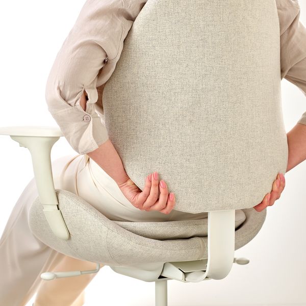 Рабочий стул с подлокотниками, Gunnared бежевый IKEA HATTEFHATTEFJÄLL ХАТТЕФЬЕЛЛЬ ХАТТЕФЬЕЛЛЬ 004.945.01 - фото 6