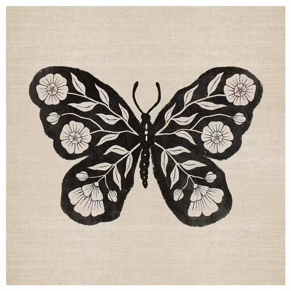 GRÖNMES ГРЁНМЕС Картина - Бабочка 56x56 см - фото 1
