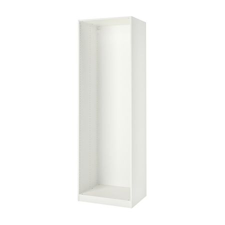 PAX Каркас гардероба - белый 75x58x236 см