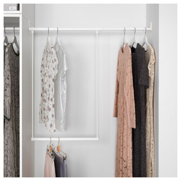 Платяная штанга для каркаса ЛЭТТХЕТ, белый - фото 5