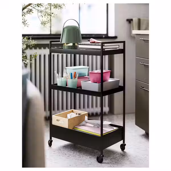 NISSAFORS Тележка - чёрный 50.5x30x83 см - фото 10