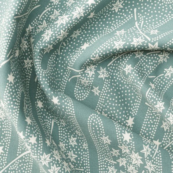 Ткань, серо-бирюзовый/белый 150 см IKEA ÄNGSMOTT ЭНГСМОТТ 704.855.84 - схема-чертеж с размерами