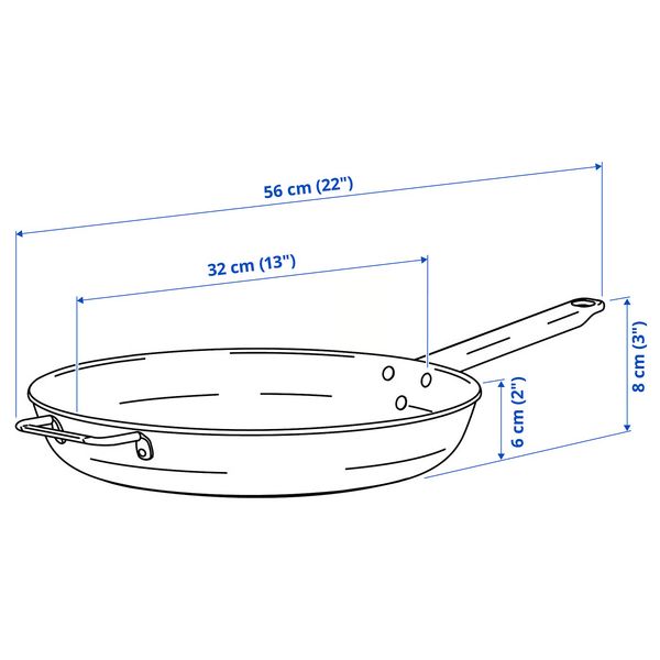 IKEA, дополнительный ракурс - схема-чертеж с размерами