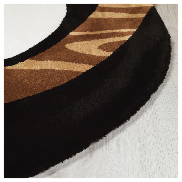 Ковер, короткий ворс ФЁРНИАД, черный (153x170 см) - фото 2