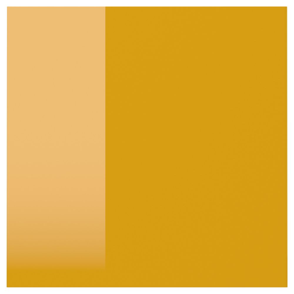 Дверь ЕРСТА, глянцевый желтый - схема-чертеж с размерами