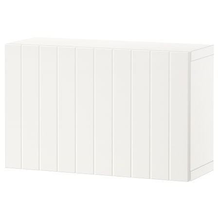 Стеллаж с дверью, белый, Sutterviken белый, 60x22x38 см IKEA BESTÅ БЕСТО 894.249.63