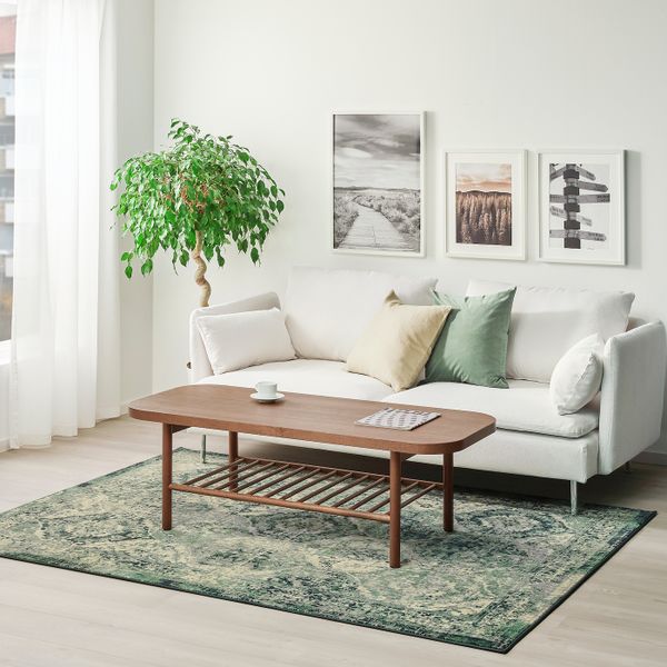 Ковер, короткий ворс, зеленый 170x230 см IKEA VONSBÄK ВОНСБЭК 404.500.34 - фото 3