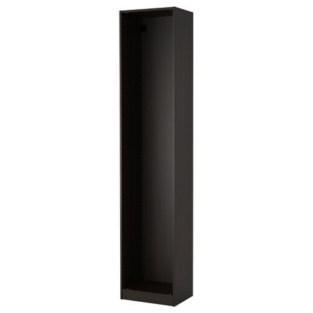 Каркас гардероба, черно-коричневый 50x35x236 см IKEA PAX ПАКС 801.845.66