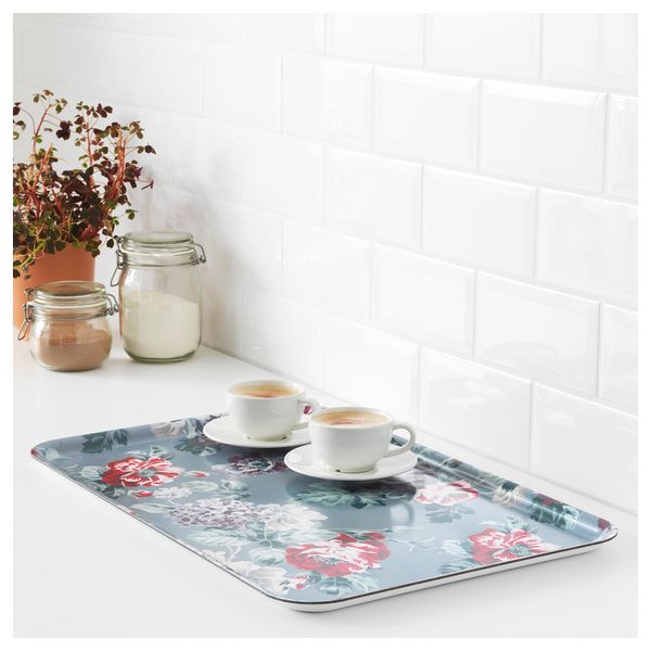 Поднос СМАКСИННЕ, разноцветный, цветок (58x38 см) - фото 3