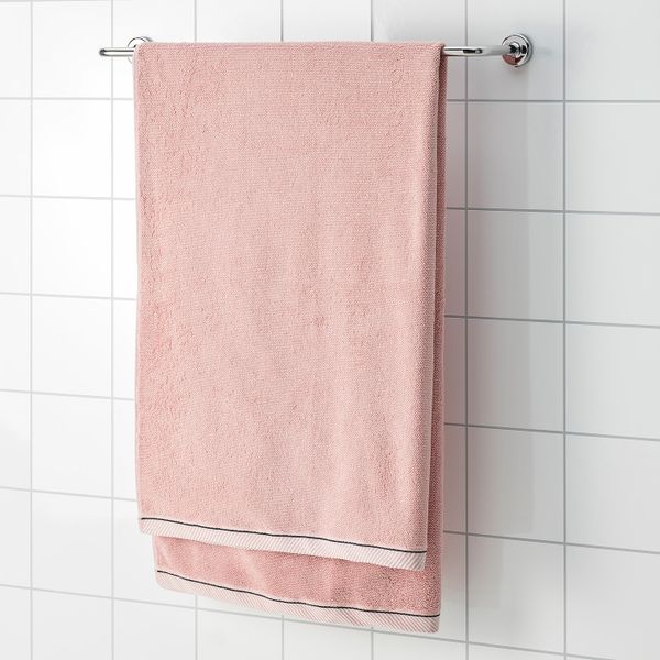 Простыня банная, светло-розовый 100x150 см IKEA VIKFJÄRD ВИКФЬЕРД 004.753.43 - схема-чертеж с размерами