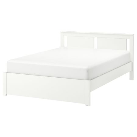 Каркас кровати, белый/Лонсет 160x200 см IKEA SONGESAND СОНГЕСАНД 092.412.98