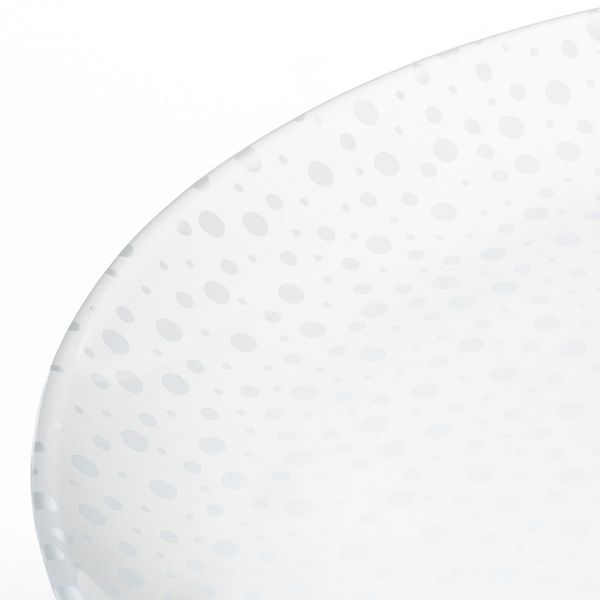 Тарелка, матовое стекло 26 см IKEA INBJUDEN ИНБЬЮДЕН 704.912.88 - схема-чертеж с размерами