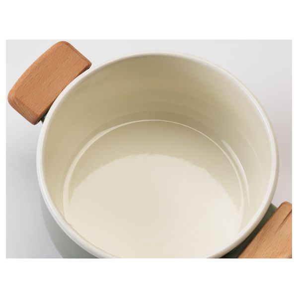 Кастрюля с крышкой, зеленый 3 л IKEA KASTRULL КАСТРУЛЛ 303.756.34 - фото 4