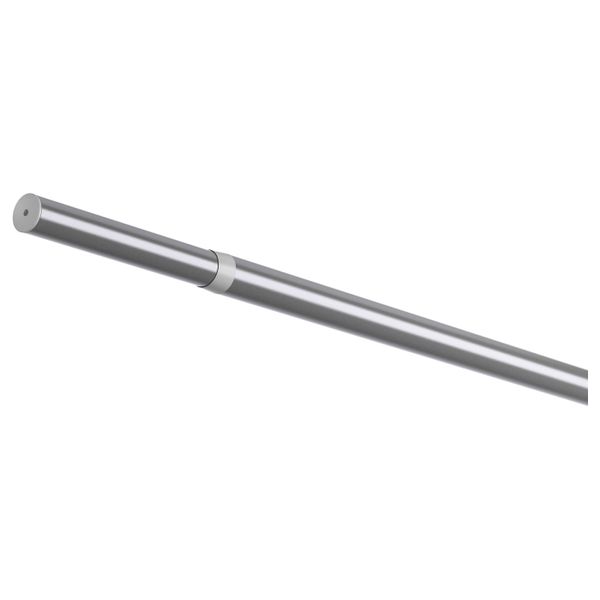 Карниз гардинный, серебристый 120-210 см IKEA HUGAD ХУГАД 404.034.48 - фото 1