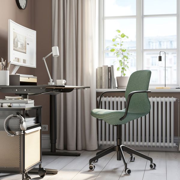 LÅNGFJÄLL Рабочий стул с подлокотниками - фото 4