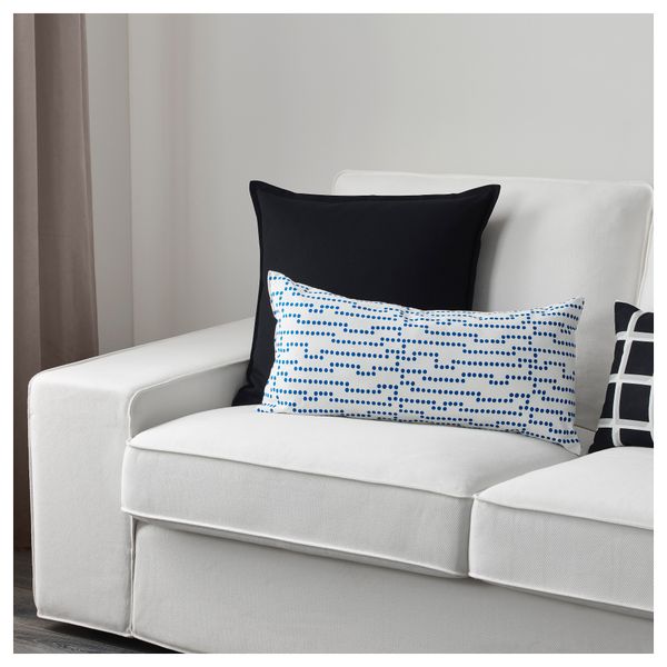 Подушка АВСИКТЛИГ, разноцветный (30x60 см) - схема-чертеж с размерами