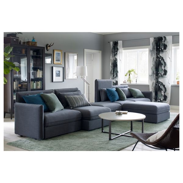 Чехол на подушку САНЕЛА, серо-зеленый (50x50 см) - схема-чертеж с размерами