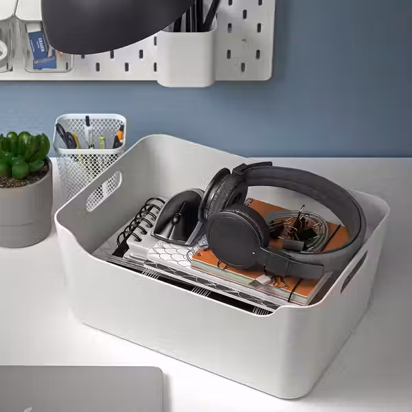 UPPDATERA Контейнер - белый 34x24 см - фото 4