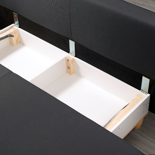 3-местный диван-кровать, реммарн темно-серый IKEA LANDSORT ЛАНДСОРТ 704.805.67 - фото 5