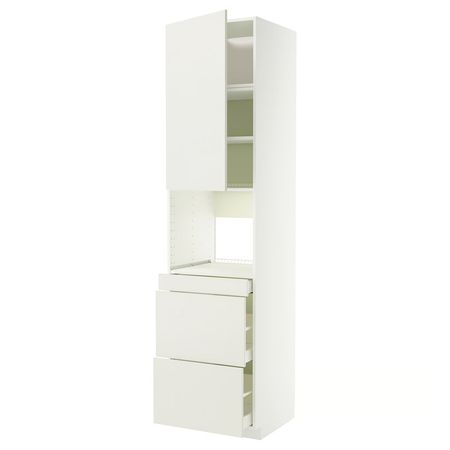 METOD / MAXIMERA Высокий шкаф д/СВЧ/дверца/3ящика