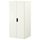 Комбинация для хранения с дверцами СТУВА, белый, белый (60x50x128 см)