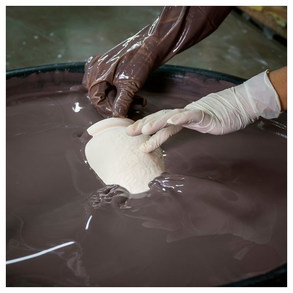 Ваза, коричневый, керамика, 19 см IKEA MÄVINN 305.878.34 - фото 4