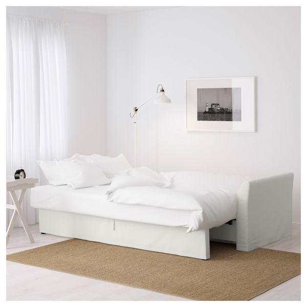 Диван-кровать 3-местный ХОЛЬМСУНД, Ранста белый - фото 6