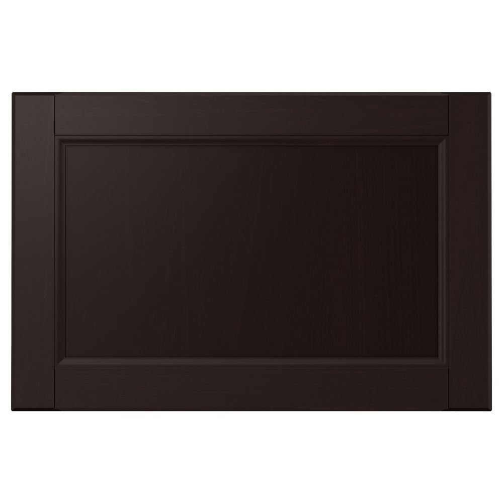 Дверь ЛАКСАРБИ, черно-коричневый - схема-чертеж с размерами