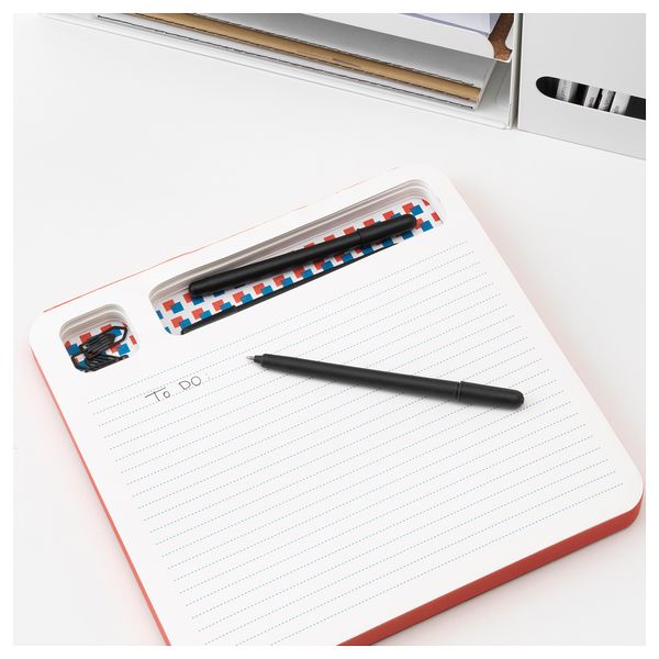 Настольный блокнот КНАЛЛЬГУЛЬ, бумага (27x27 см/150 шт 80 гр/м²) - схема-чертеж с размерами