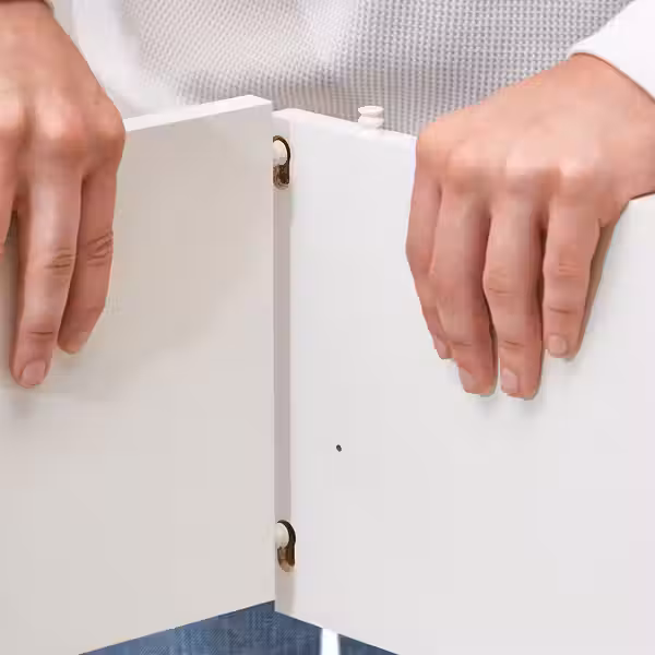 VIHALS Тумба прикроватная - белый 37x37 см - фото 7