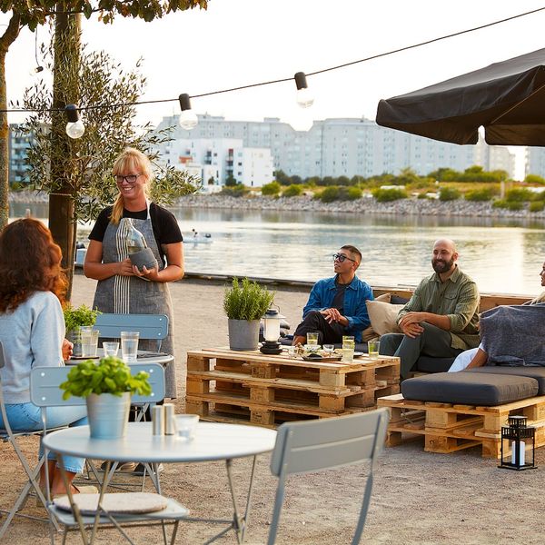 Садовый стул, серый IKEA SUNDSÖ СУНДСЁ 605.093.16 - фото 13