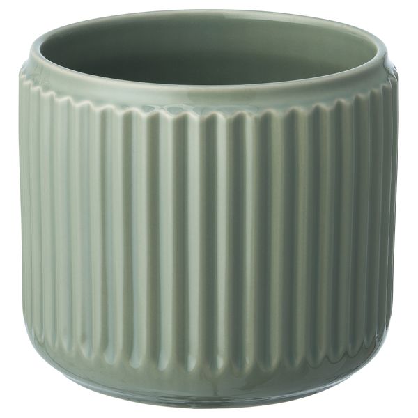 Кашпо, темная бирюза, 12 см IKEA STILREN СТИЛРЕН 005.979.95 - фото 1